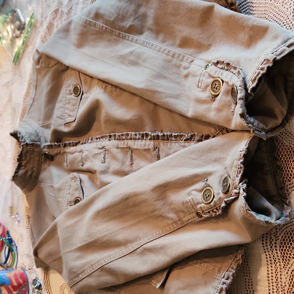 Crazy Horse,  Excellent condition,  Women's Jacket, Size Medium,  Olive green - Picture 7 of 11